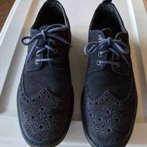 Hugo Boss Navy Suede Brogues Sz 9